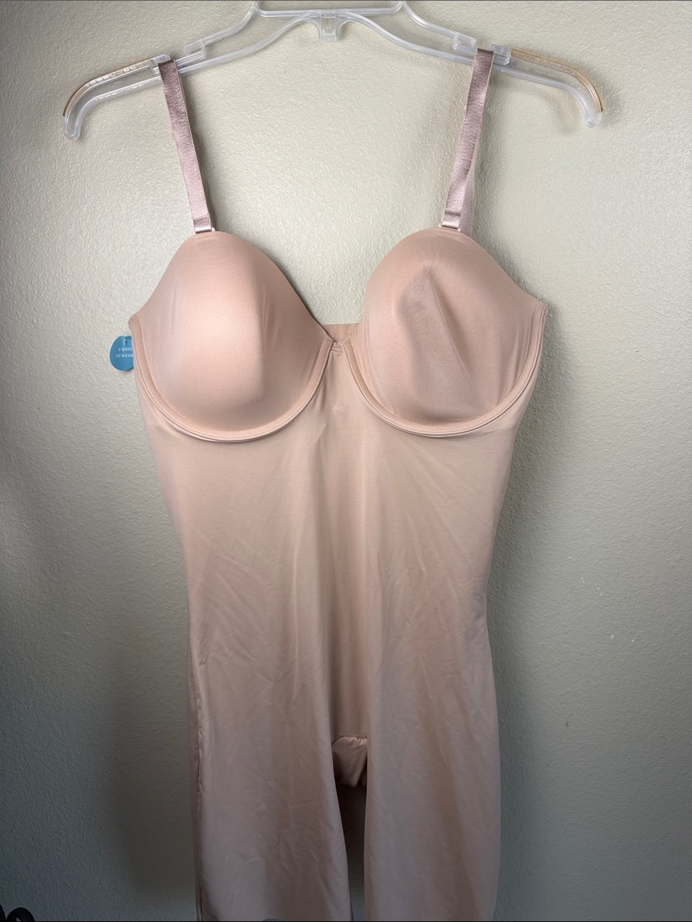 Assets By Spanx Light Nude Full-Body Shapewear Bodysuit